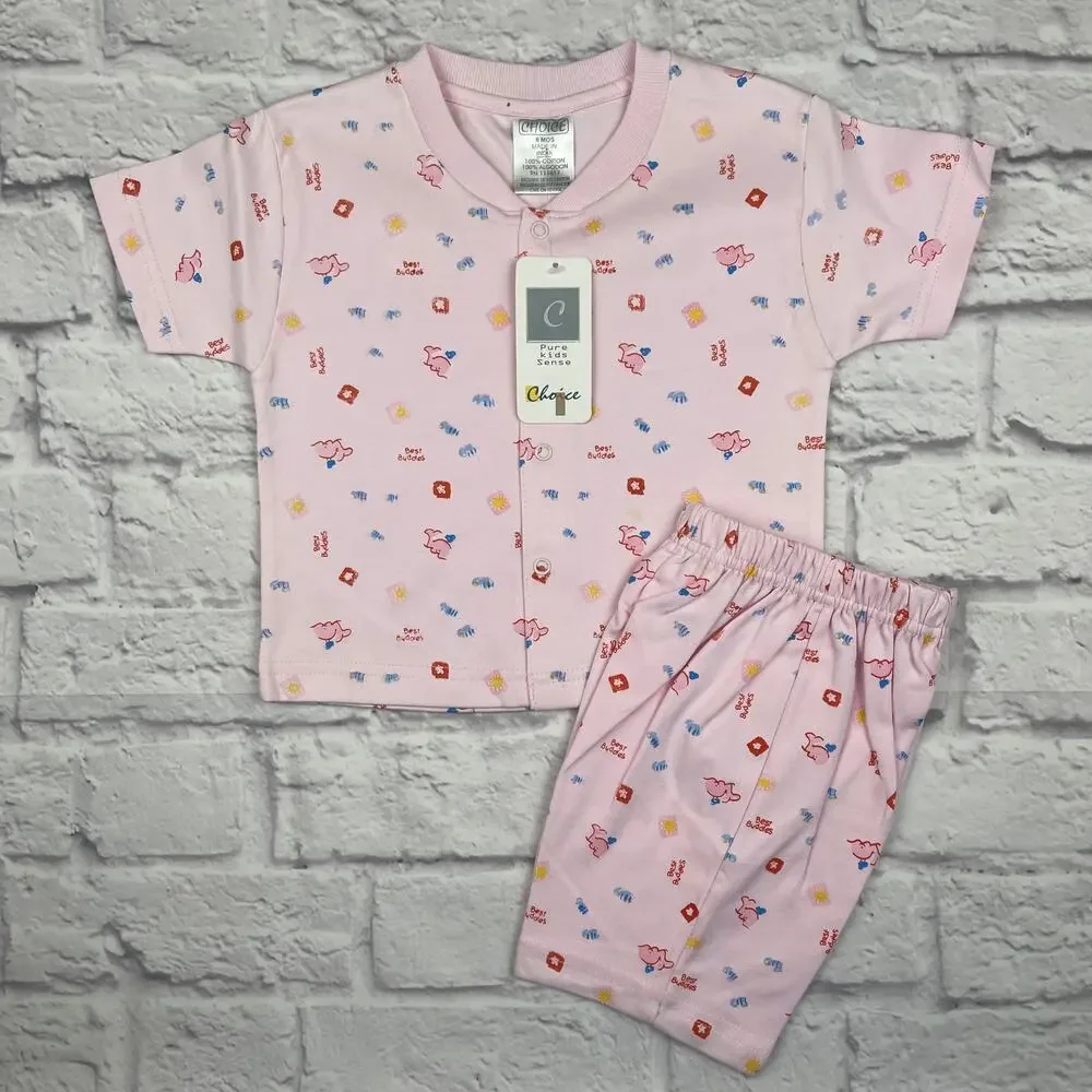 Choice Pure Kids Sense Pink Pajama Set Size 6 mo